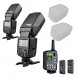 Akku getestet] 2 Godox V860 V860 C E-TTL Speedlite Blitz FR Canon + ft-16s Set-04